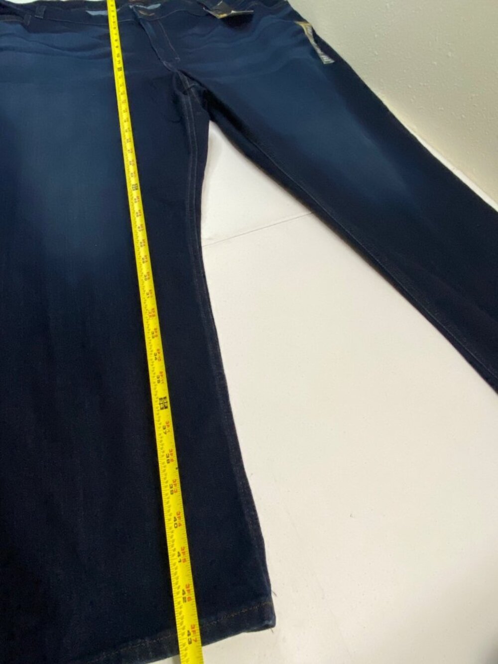 Lee Legendary Plus Straight Leg Jeans Women 28W Mid Rise Dark Blue NWT - Picture 8 of 13